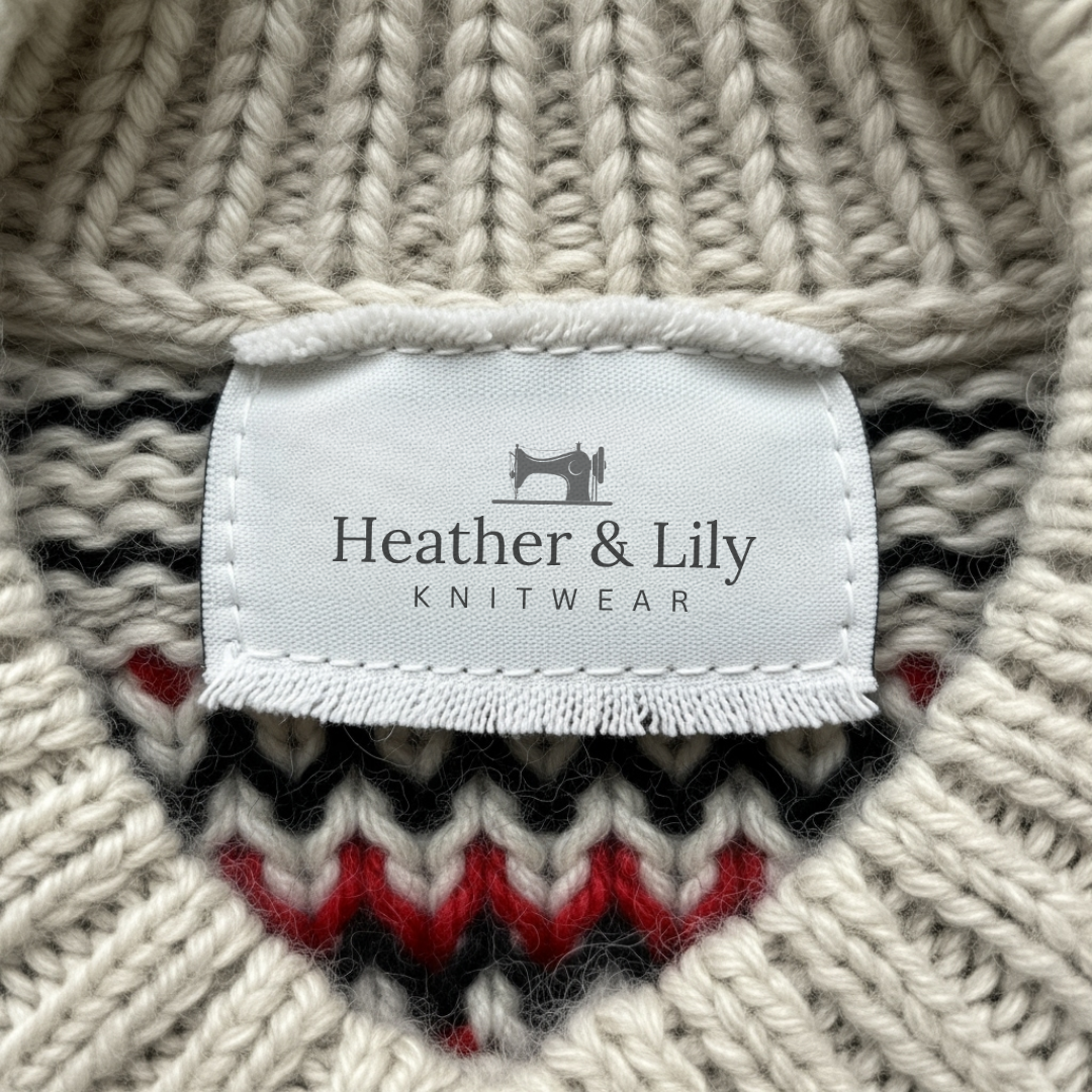 Brittany | Vintage Islandzki Sweter z Wełny