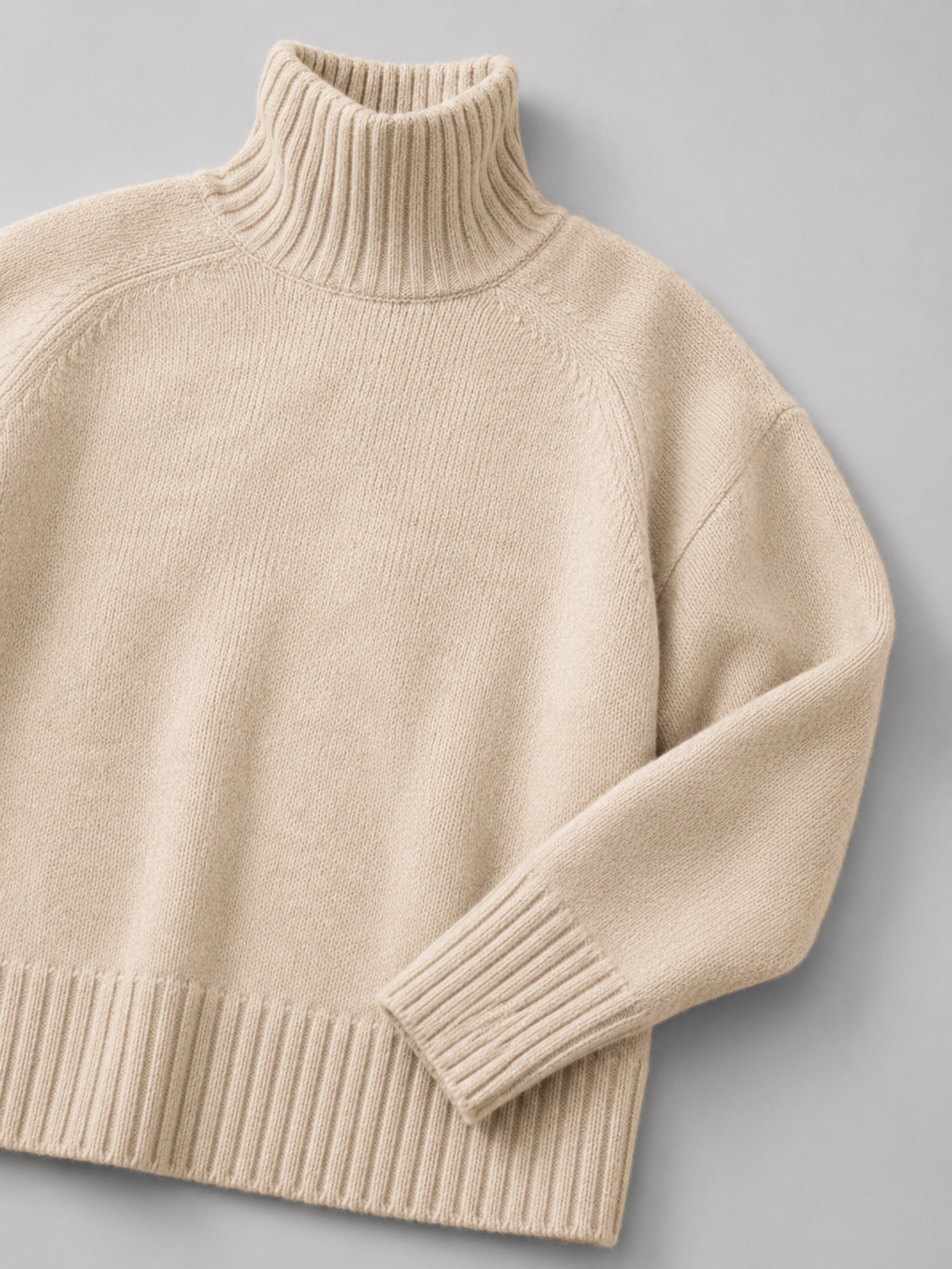 Oversizowy Sweter z Golfem dla Kobiet