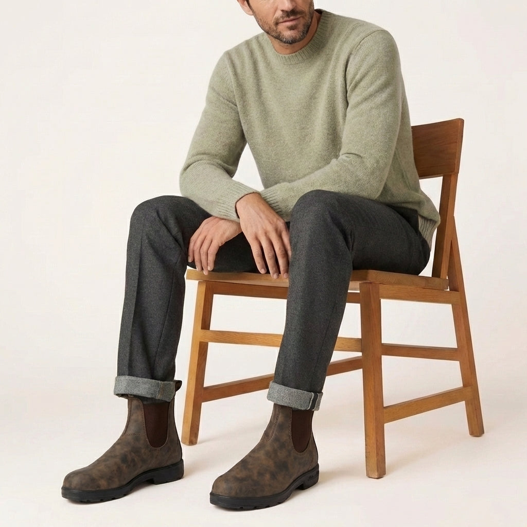 Botki Slip-On Damskie
