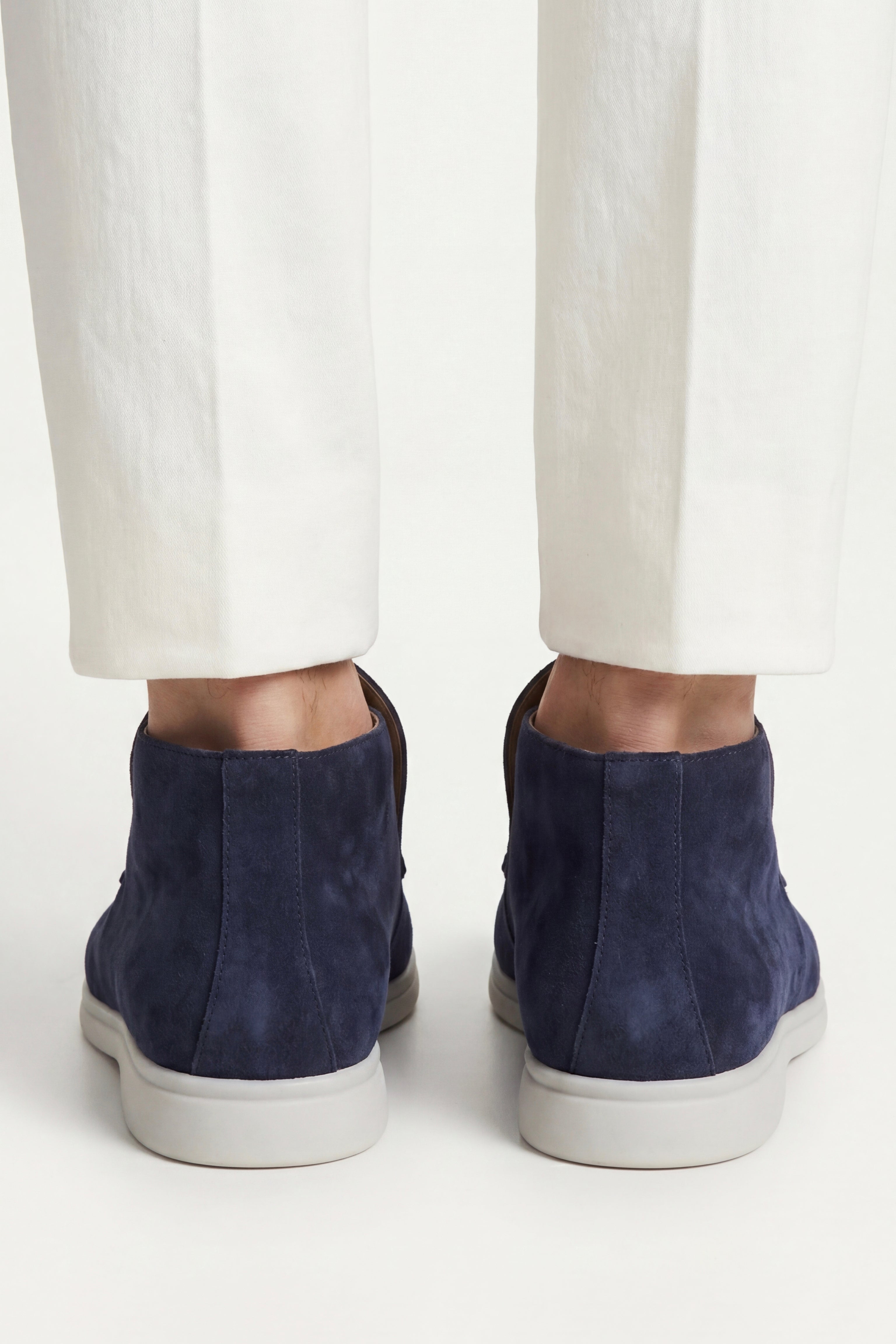 Mokasyny Monaco High Top Granatowe