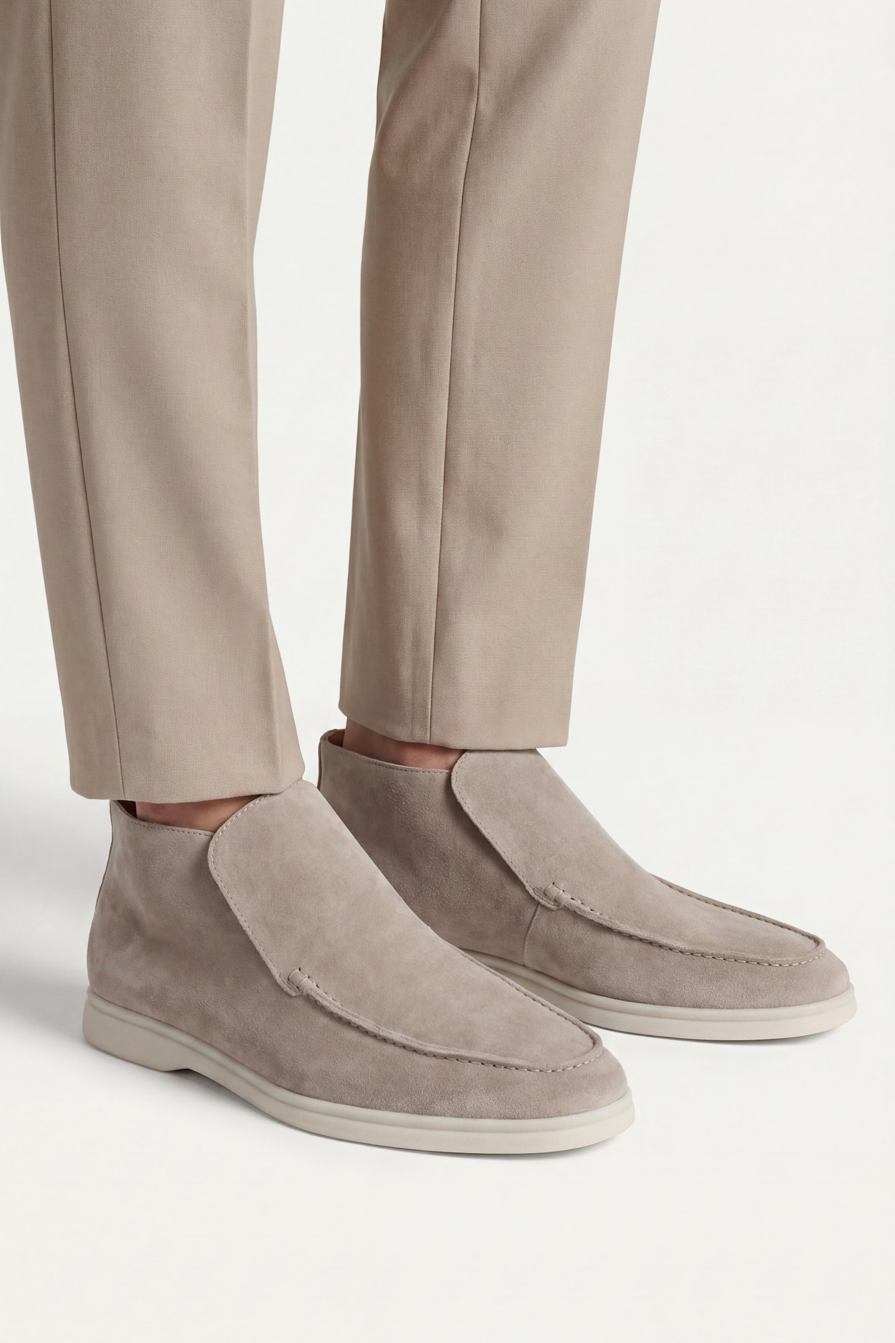 Mokasyny Monaco High Top Taupe