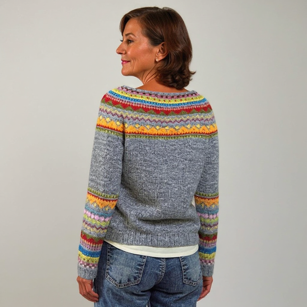 Ivy | Vintage Islandzki Sweter Wełniany
