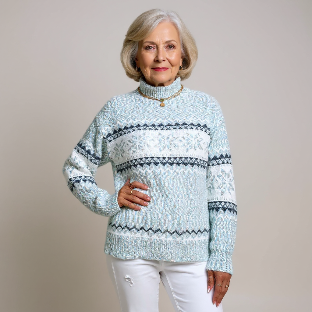 Melanie | Vintage Islandzki Sweter Wełniany