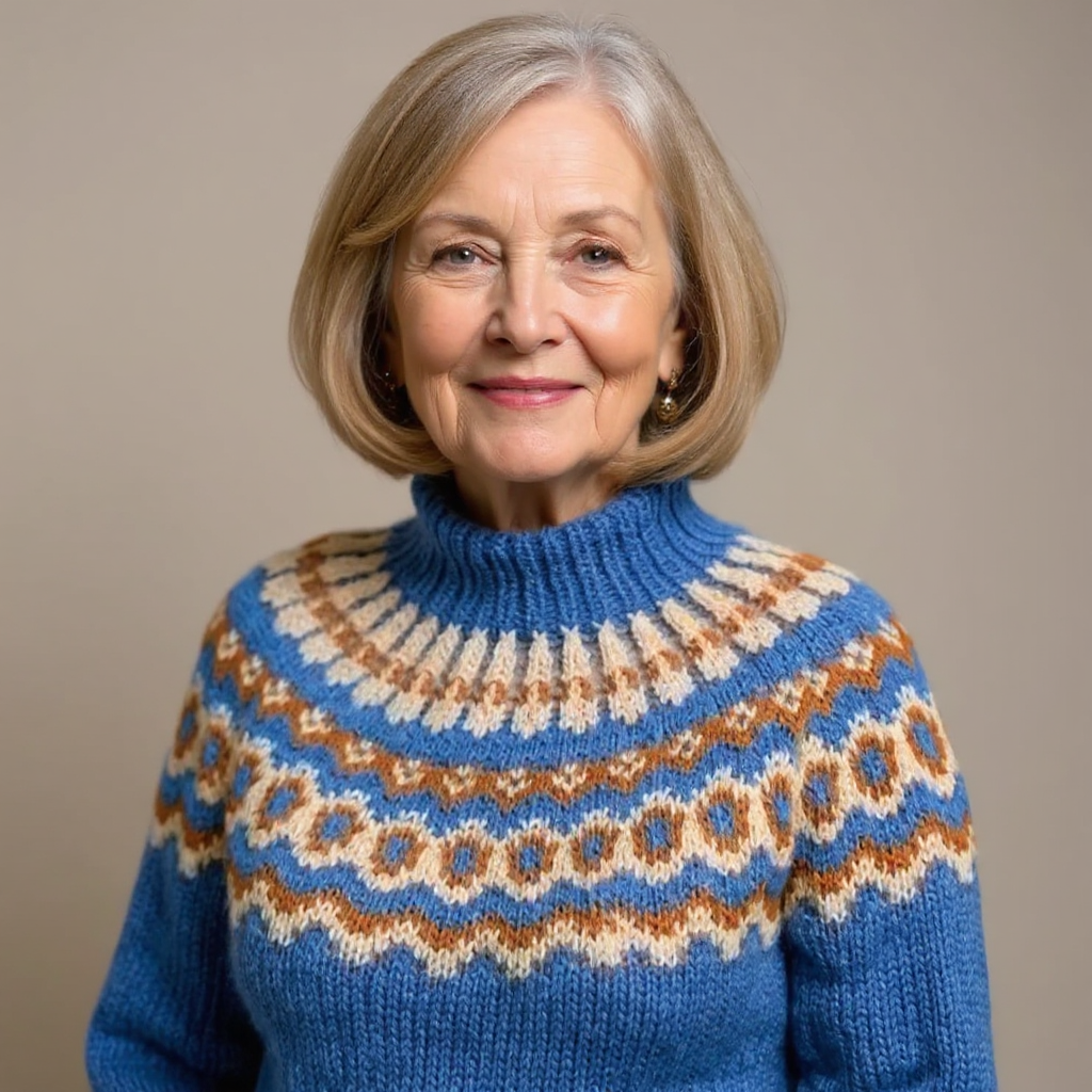 Amara | Vintage Islandzki Sweter Wełniany