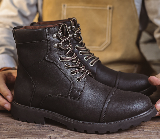 Męskie Klasyczne Buty Sznurowane | Styl do Kostki