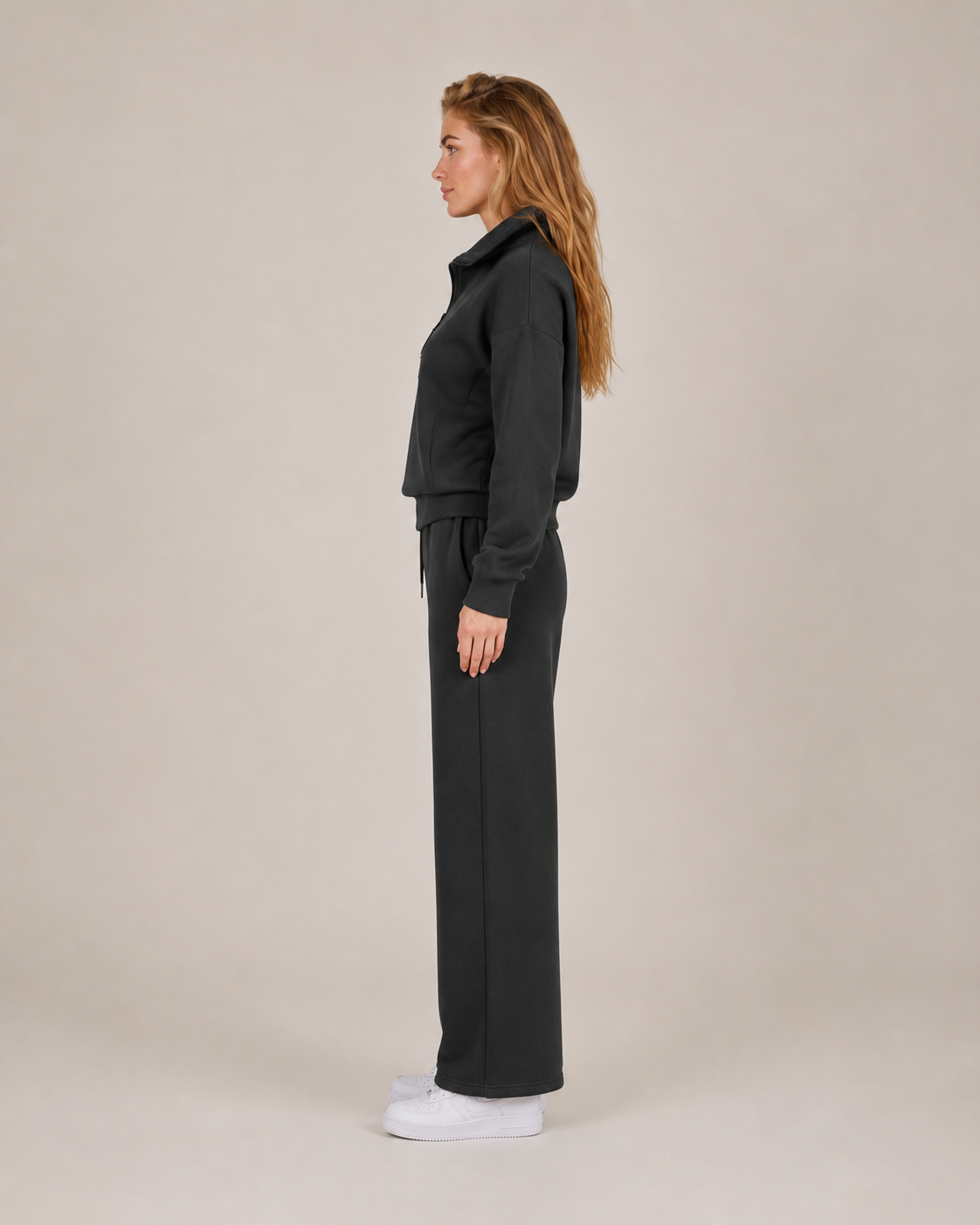 Damski Komplet Loungewear z Bluzą i Spodniami Dresowymi