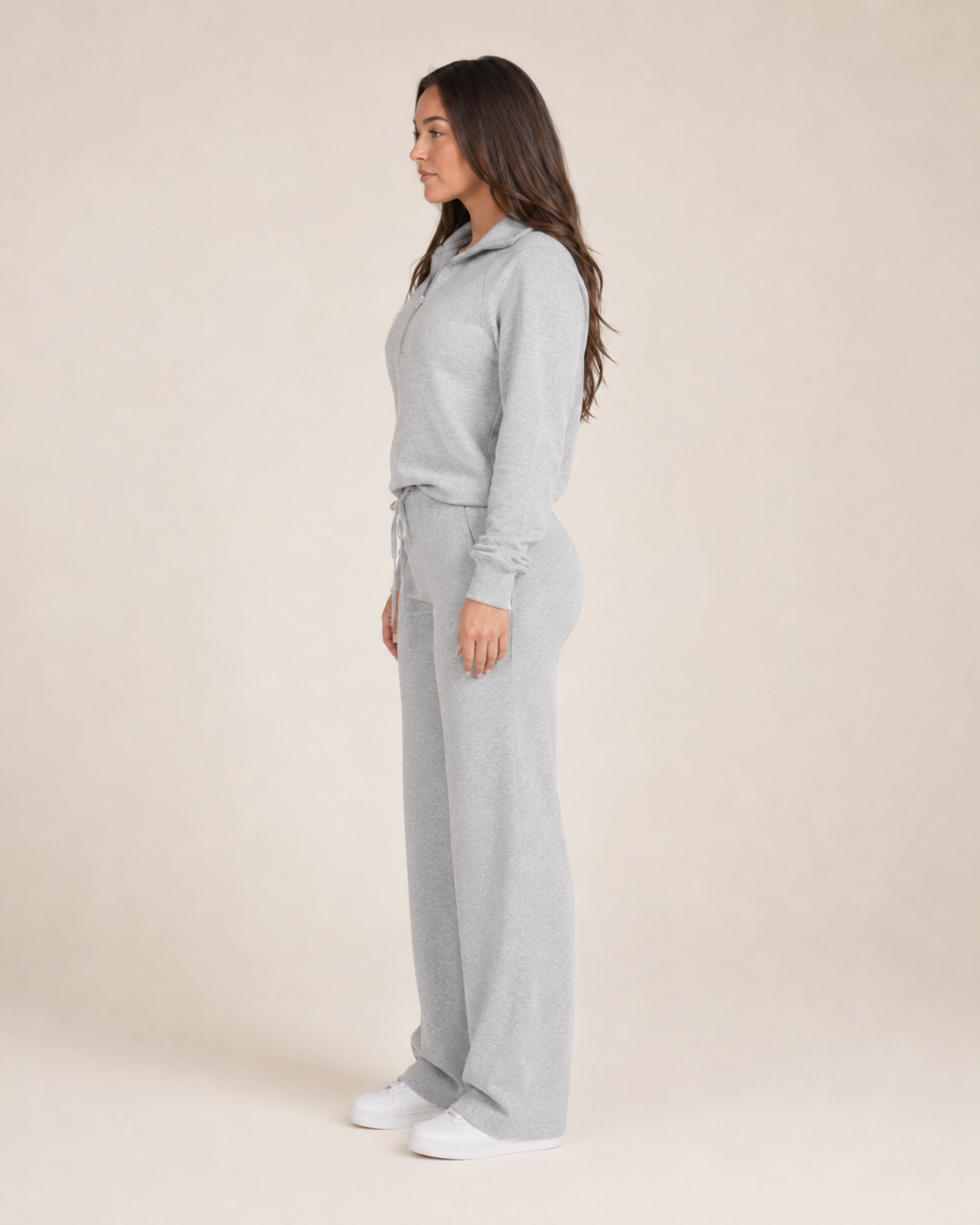 Damski Komplet Loungewear z Bluzą i Spodniami Dresowymi