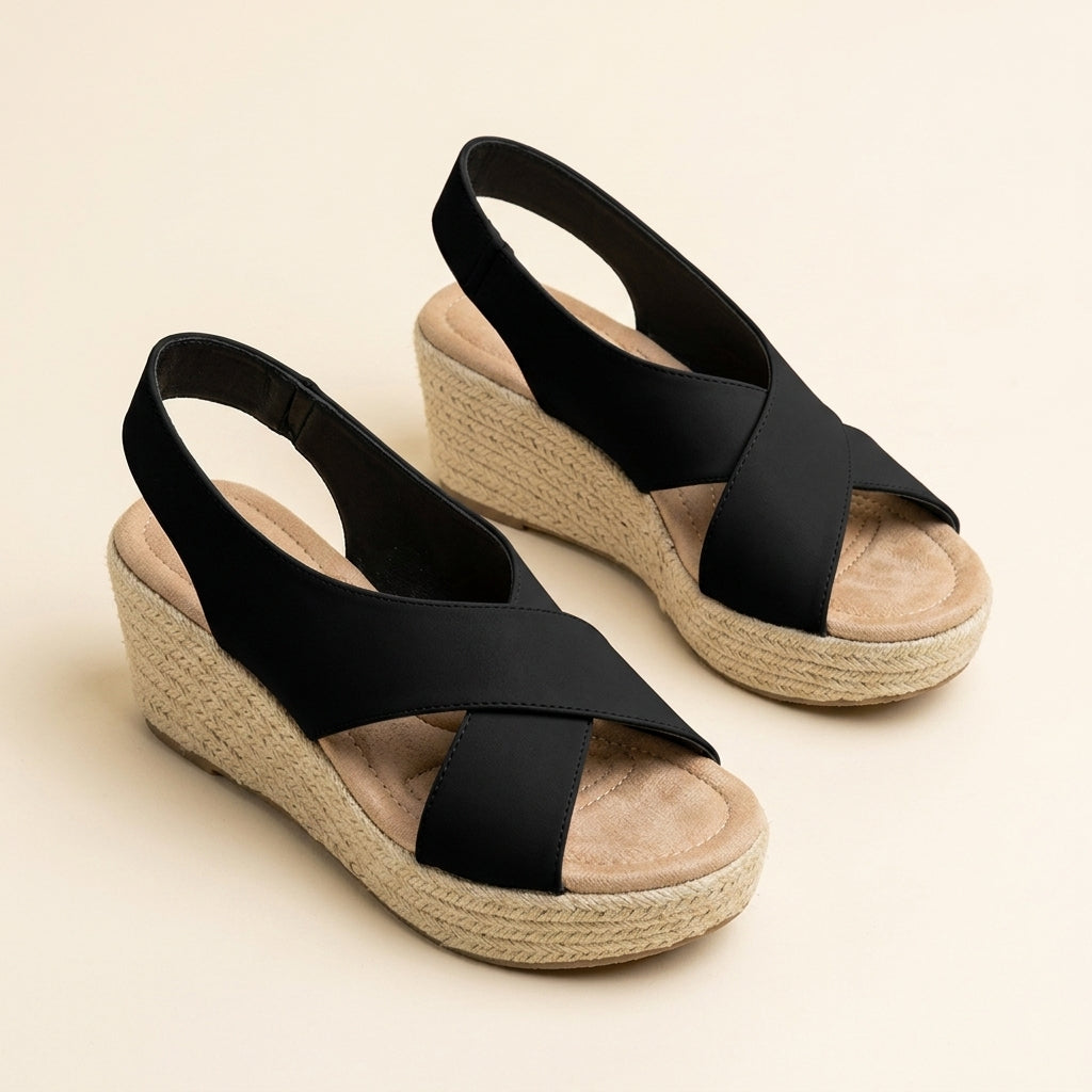 Damskie Espadryle Ortopedyczne na Koturnie