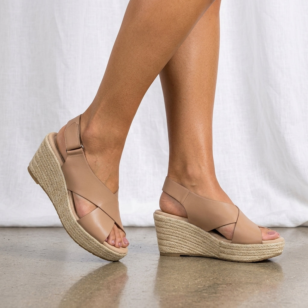 Damskie Espadryle Ortopedyczne na Koturnie