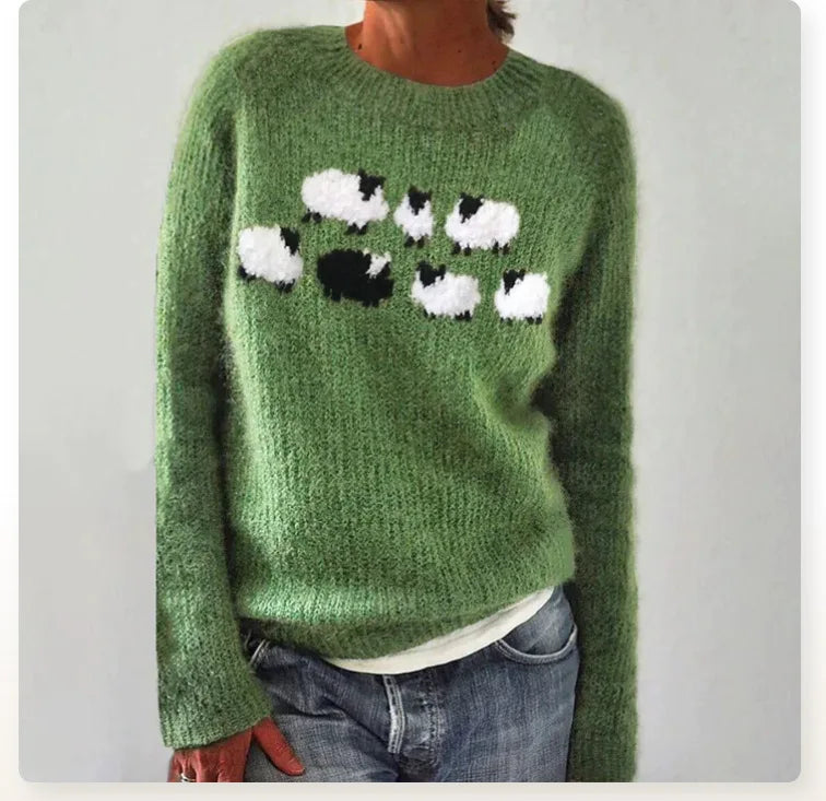 Addison | Vintage Islandzki Sweter Wełniany