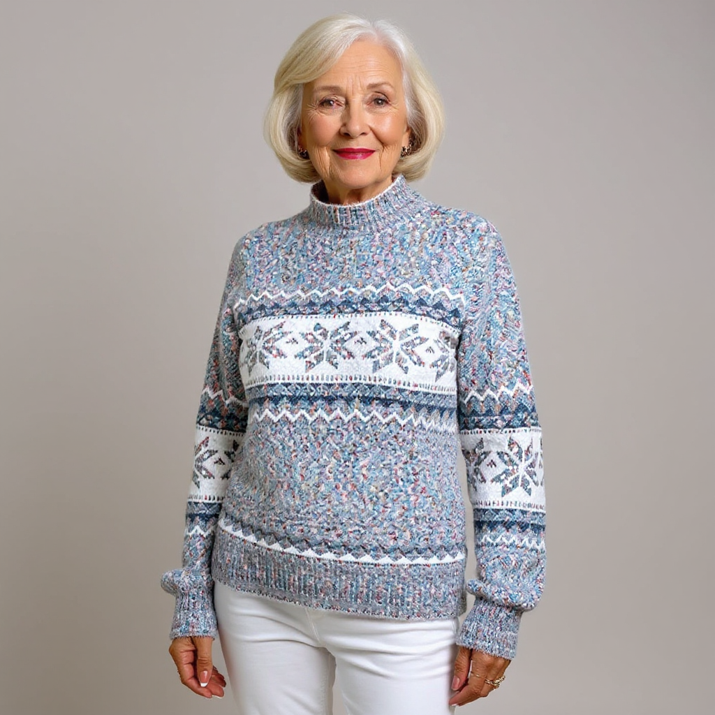 Melanie | Vintage Islandzki Sweter Wełniany