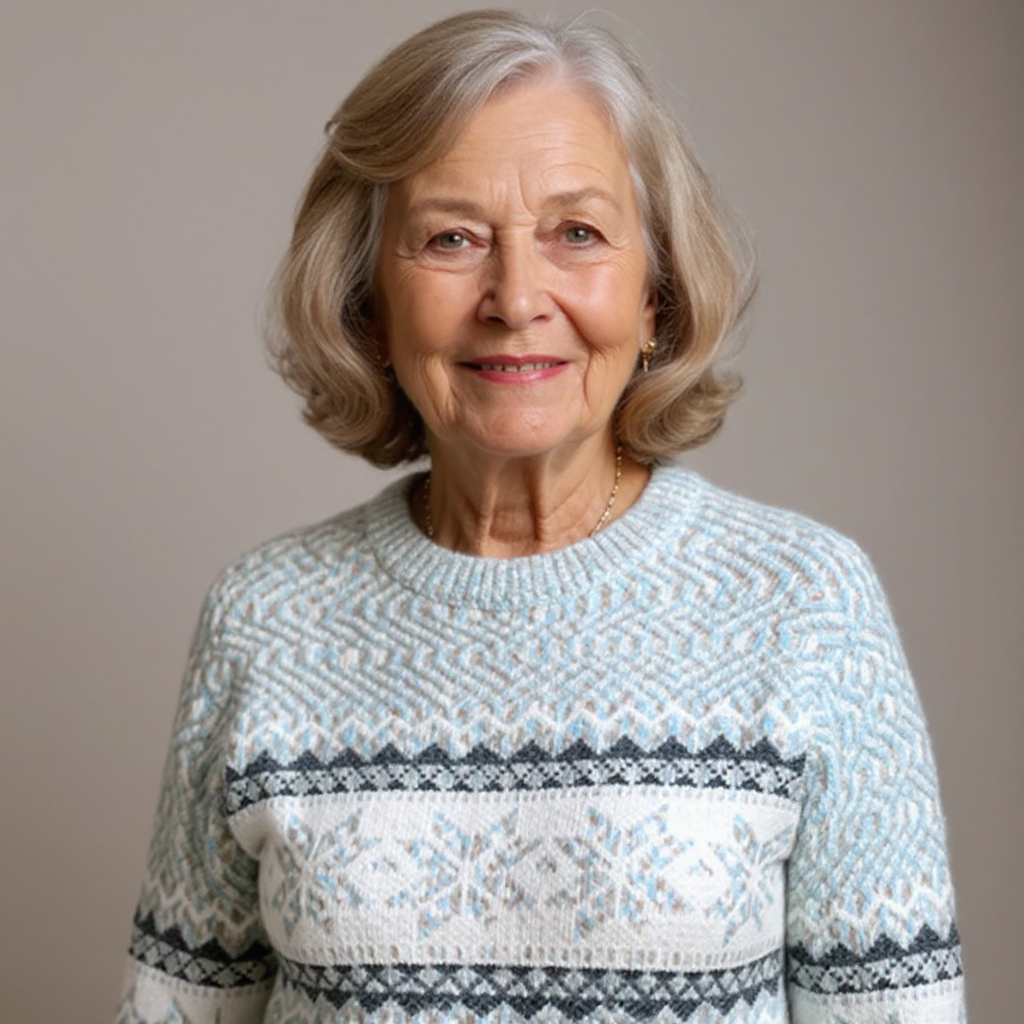 Melanie | Vintage Islandzki Sweter Wełniany